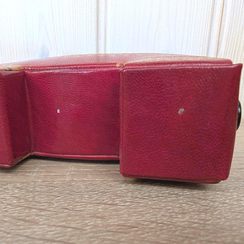 Coin Bank, Leather Elephant, Tooled Painted Leather, Folk Art, Piggy Bank, Trunk Up Lucky